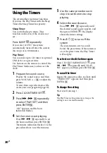 Preview for 20 page of Sony CMT-BX3 Operating Instructions Manual