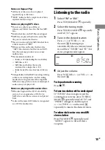 Preview for 13 page of Sony CMT-BX3R Operating Instructions Manual