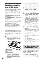 Preview for 14 page of Sony CMT-BX3R Operating Instructions Manual