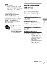 Preview for 31 page of Sony CMT-BX3R Operating Instructions Manual