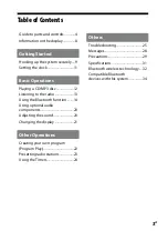 Preview for 3 page of Sony cmt-bx50bt Operating Instructions Manual