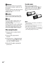 Preview for 10 page of Sony cmt-bx50bt Operating Instructions Manual