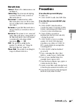 Preview for 29 page of Sony cmt-bx50bt Operating Instructions Manual