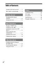 Preview for 4 page of Sony CMT-BX7DAB Operating Instructions Manual