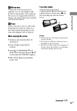 Preview for 11 page of Sony CMT-BX7DAB Operating Instructions Manual