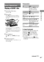 Предварительный просмотр 13 страницы Sony CMT-BX7DAB Operating Instructions Manual