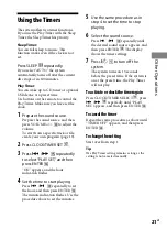 Preview for 21 page of Sony CMT-BX7DAB Operating Instructions Manual