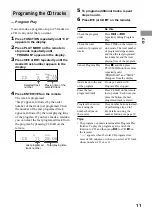 Предварительный просмотр 11 страницы Sony CMT-C7NT Operating Instructions Manual