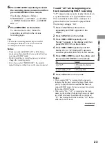 Preview for 23 page of Sony CMT-C7NT Operating Instructions Manual