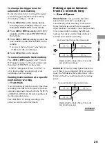 Preview for 25 page of Sony CMT-C7NT Operating Instructions Manual