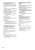 Preview for 28 page of Sony CMT-C7NT Operating Instructions Manual