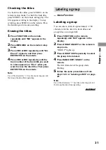 Preview for 31 page of Sony CMT-C7NT Operating Instructions Manual