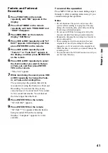 Preview for 41 page of Sony CMT-C7NT Operating Instructions Manual