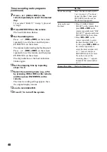 Preview for 48 page of Sony CMT-C7NT Operating Instructions Manual