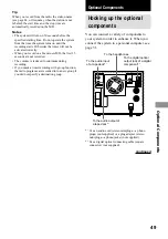 Предварительный просмотр 49 страницы Sony CMT-C7NT Operating Instructions Manual