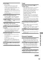 Preview for 59 page of Sony CMT-C7NT Operating Instructions Manual