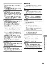 Preview for 61 page of Sony CMT-C7NT Operating Instructions Manual