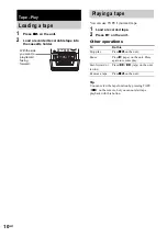 Предварительный просмотр 10 страницы Sony CMT-CEP313 Operating Instructions Manual