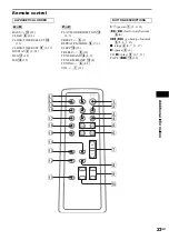 Предварительный просмотр 23 страницы Sony CMT-CEP313 Operating Instructions Manual