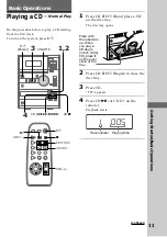 Предварительный просмотр 11 страницы Sony CMT-CP1 - Micro Hi Fi Component System Operating Instructions Manual