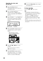 Preview for 16 page of Sony CMT-CP1 - Micro Hi Fi Component System Operating Instructions Manual
