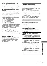 Preview for 31 page of Sony CMT-CP1 - Micro Hi Fi Component System Operating Instructions Manual