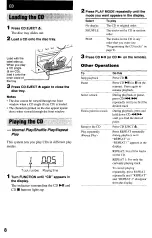 Preview for 8 page of Sony CMT-CP100 Operating Instructions Manual