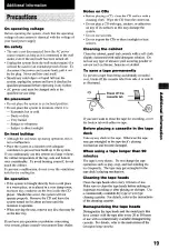 Preview for 19 page of Sony CMT-CP100 Operating Instructions Manual