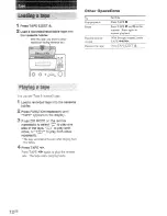 Preview for 12 page of Sony CMT-CP101 - Micro Hi Fi Component System Operating Instructions Manual