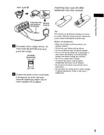 Preview for 5 page of Sony CMT-CP11 Operating Instructions Manual