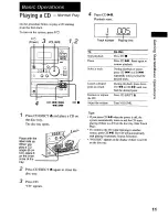 Preview for 11 page of Sony CMT-CP11 Operating Instructions Manual