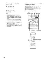 Preview for 16 page of Sony CMT-CP11 Operating Instructions Manual