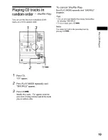 Preview for 19 page of Sony CMT-CP11 Operating Instructions Manual