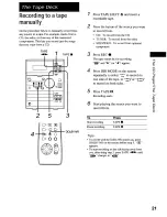 Preview for 21 page of Sony CMT-CP11 Operating Instructions Manual