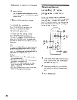 Предварительный просмотр 26 страницы Sony CMT-CP11 Operating Instructions Manual