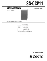 Предварительный просмотр 44 страницы Sony CMT-CP11 Service Manual