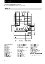 Preview for 4 page of Sony CMT-CP300 Operating Instructions Manual