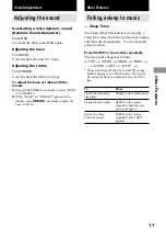 Preview for 17 page of Sony CMT-CP300 Operating Instructions Manual