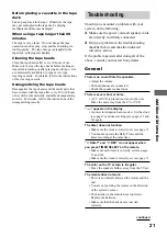 Preview for 21 page of Sony CMT-CP300 Operating Instructions Manual