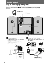 Preview for 4 page of Sony CMT-CP33MD - Micro Hi Fi Component System Operating Instructions Manual