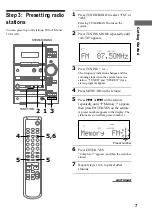 Предварительный просмотр 7 страницы Sony CMT-CP33MD - Micro Hi Fi Component System Operating Instructions Manual