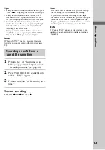 Preview for 13 page of Sony CMT-CP33MD - Micro Hi Fi Component System Operating Instructions Manual