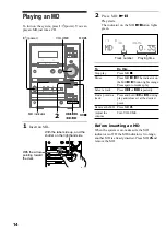 Preview for 14 page of Sony CMT-CP33MD - Micro Hi Fi Component System Operating Instructions Manual