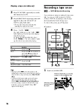 Preview for 16 page of Sony CMT-CP33MD - Micro Hi Fi Component System Operating Instructions Manual