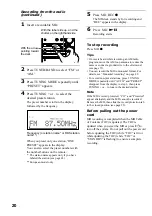 Preview for 20 page of Sony CMT-CP33MD - Micro Hi Fi Component System Operating Instructions Manual