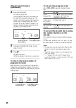 Preview for 24 page of Sony CMT-CP33MD - Micro Hi Fi Component System Operating Instructions Manual