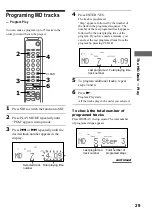 Предварительный просмотр 29 страницы Sony CMT-CP33MD - Micro Hi Fi Component System Operating Instructions Manual