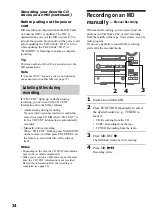 Предварительный просмотр 34 страницы Sony CMT-CP33MD - Micro Hi Fi Component System Operating Instructions Manual