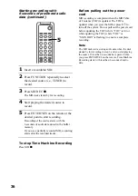 Preview for 36 page of Sony CMT-CP33MD - Micro Hi Fi Component System Operating Instructions Manual