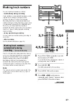 Preview for 37 page of Sony CMT-CP33MD - Micro Hi Fi Component System Operating Instructions Manual